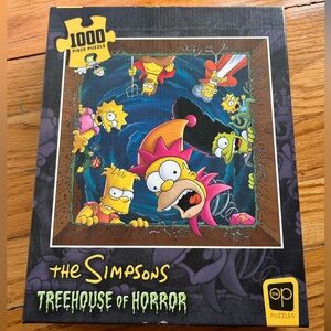 The Simpsons Treehouse of Horror 1000 Piece Puzzle - Multicolor